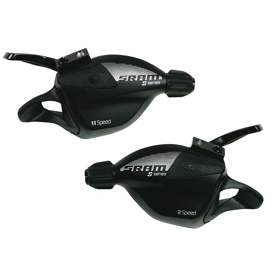 SRAM, S-700 2X11, Flat Bar Shifter, Speed: 2x11, Black, Set