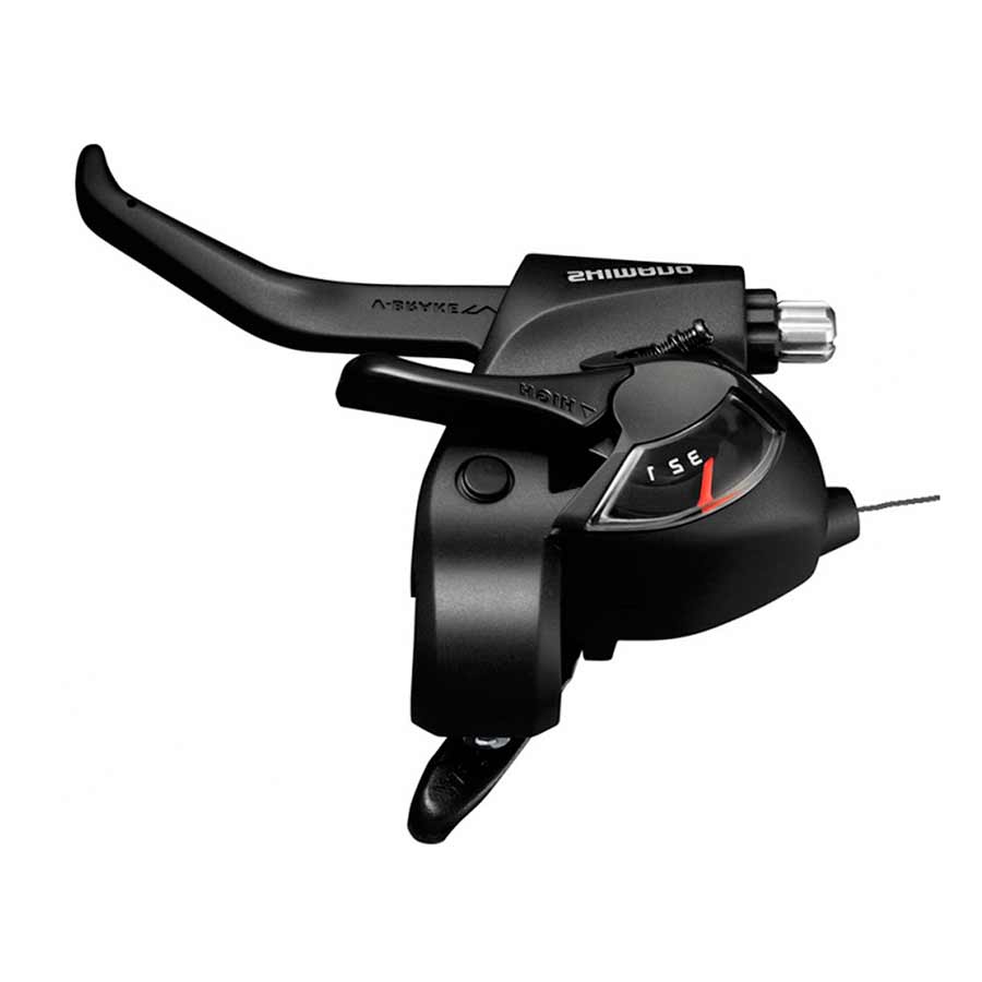 Shimano, ST-EF41, Shift/Brake lever combo, 3X6sp., Black