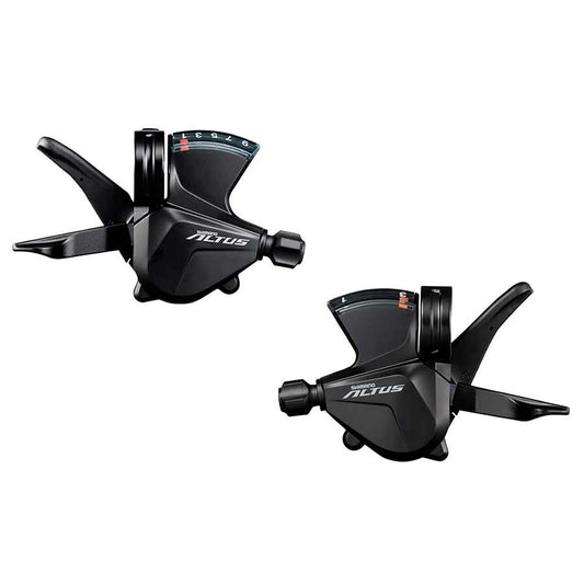 Shimano, Altus SL-M2010, Trigger Shifter, Speed: 3x9, Combination: No, Black, Set