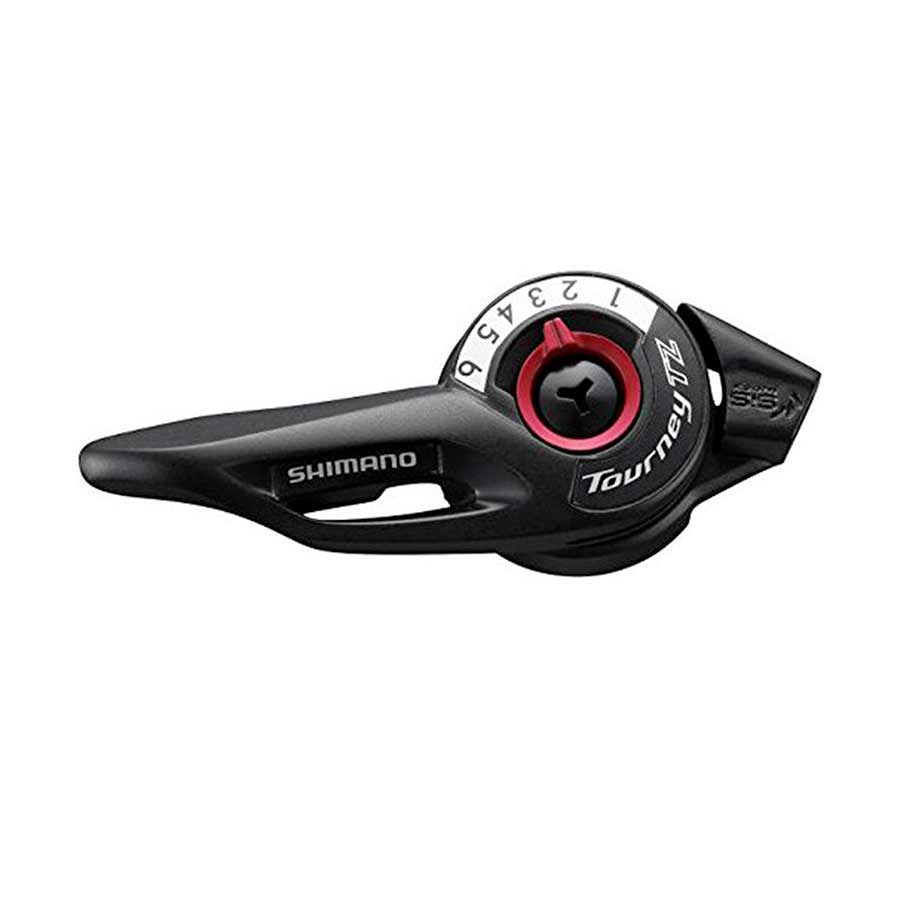 Shimano, SL-TZ500, Thumb Shifter, Speed: 6, Black