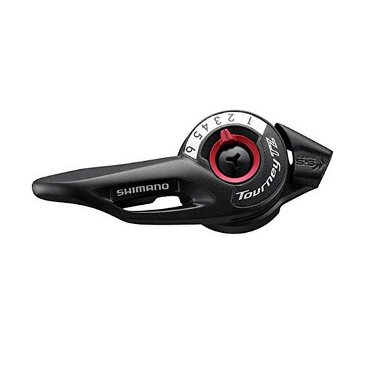 Shimano, SL-TZ500, Thumb Shifter, Speed: 6, Black