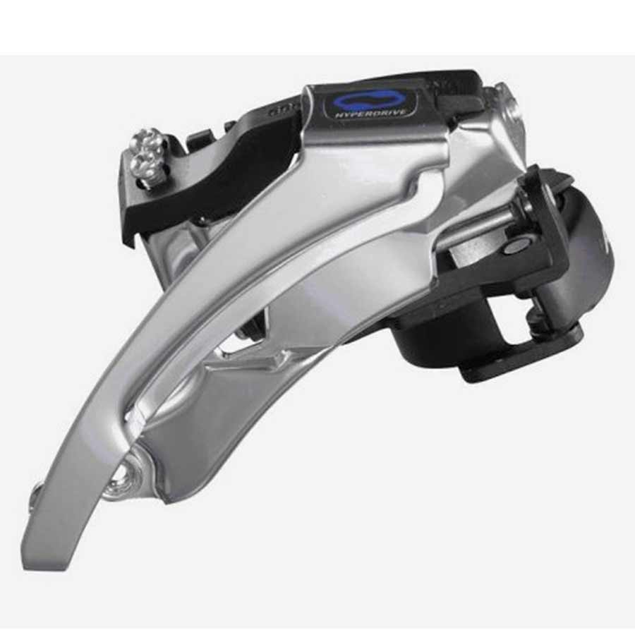 Shimano, Altus FD-M310, Front derailleur, 3x7/8sp., Top swing, Dual pull, Multi clamp, For 42/48T