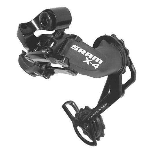 SRAM, X4, Rear derailleur, 7/8/9 sp, Long cage, Black