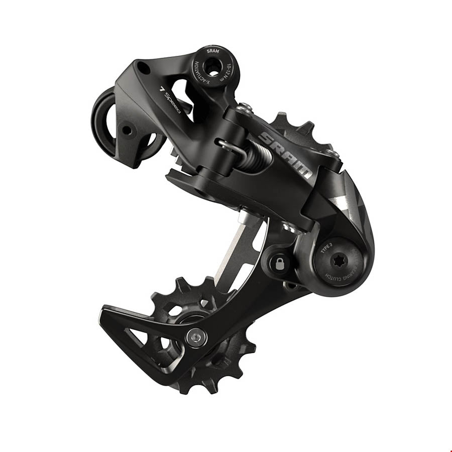 SRAM, X01 DH, Rear Derailleur, Speed: 7, Cage: Short, Black