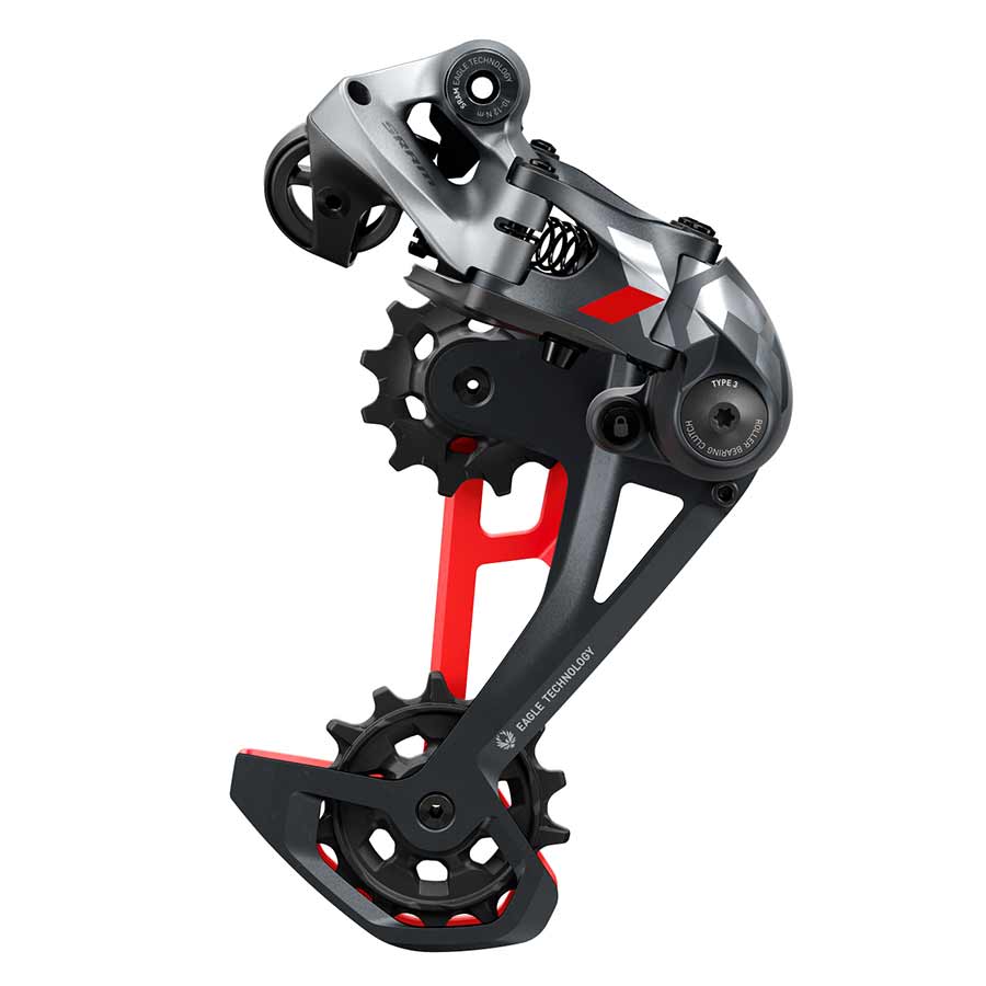 SRAM, X01 Eagle B2, Rear Derailleur, Speed: 12, Red