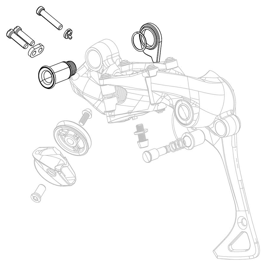 SRAM, XX1, B-Bolt and limit screws kit