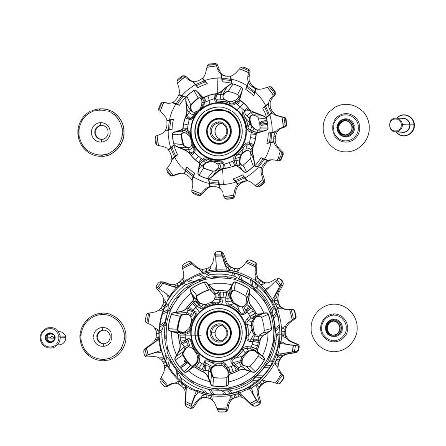 SRAM, GX Eagle AXS Pulley Kit, GX Eagle AXS, Kit