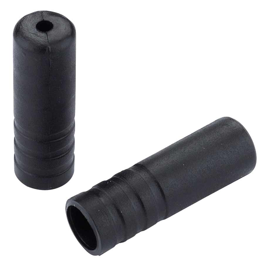 Jagwire, Housing ends, 4mm, Plastic, Black, Bottle of 100