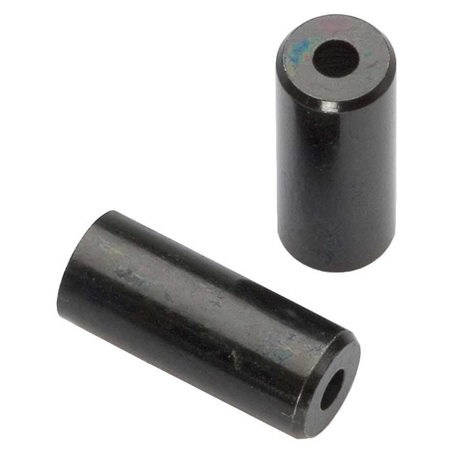 Jagwire, Housing ends, 4mm, Plastic, Black, Bottle of 100