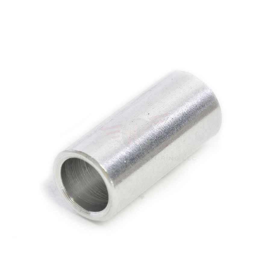 Wheels Manufacturing, Alloy Ferrule 4mm, 4mm, Silver, 50pcs