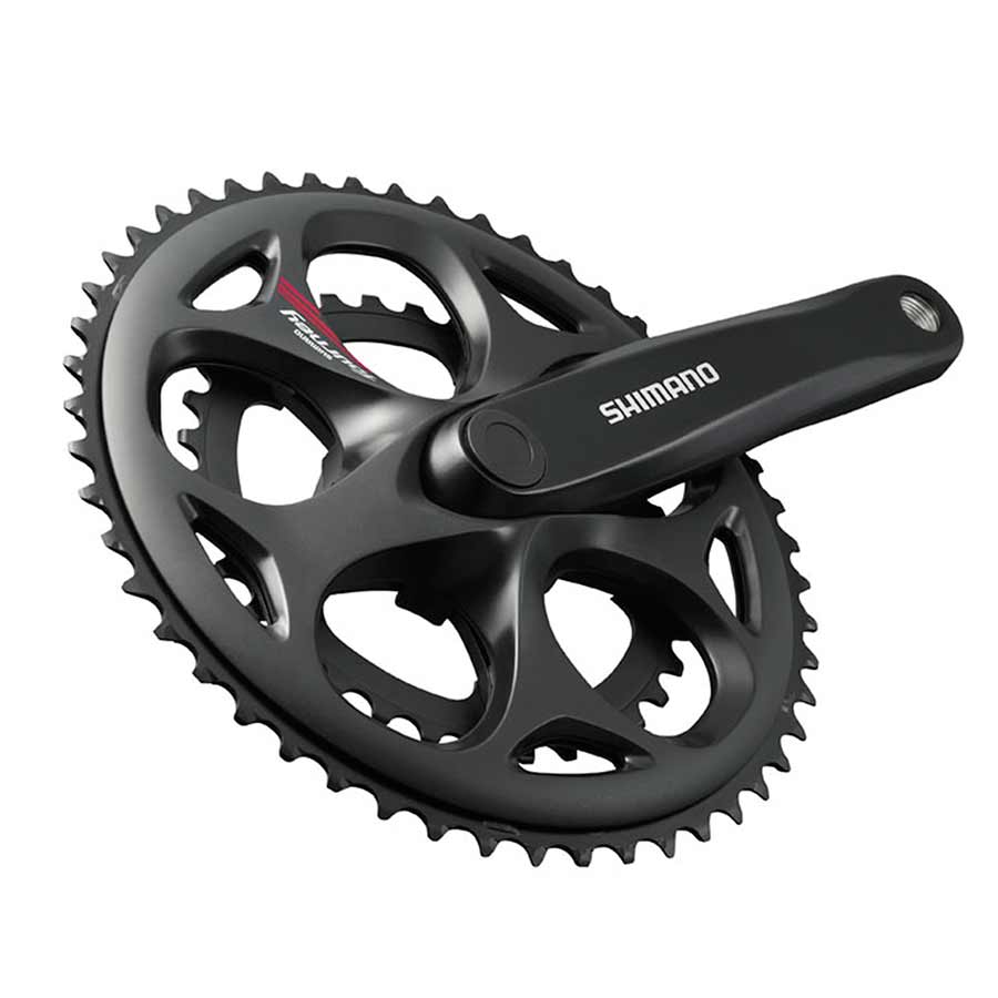 Shimano, FC-A070, Crankset, 7 sp., 170mm, 34/50T, BCD:mm, Square, 43.5mm, Black