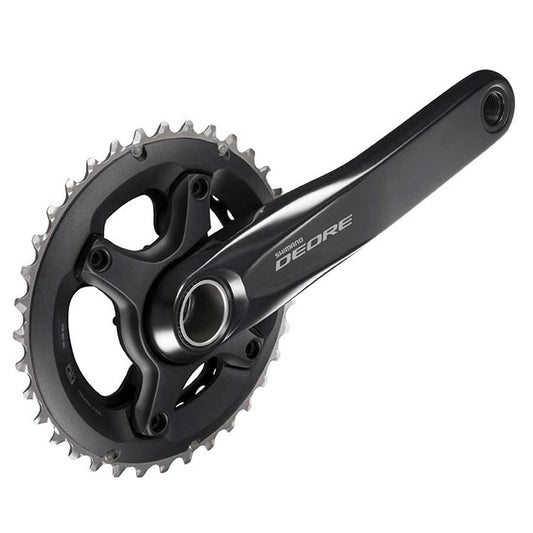 Shimano, Deore FC-M6000, Crankset, 10 sp., 24mm, 26/36T, BCD:64/96, Hollowtech II, 170mm, Black