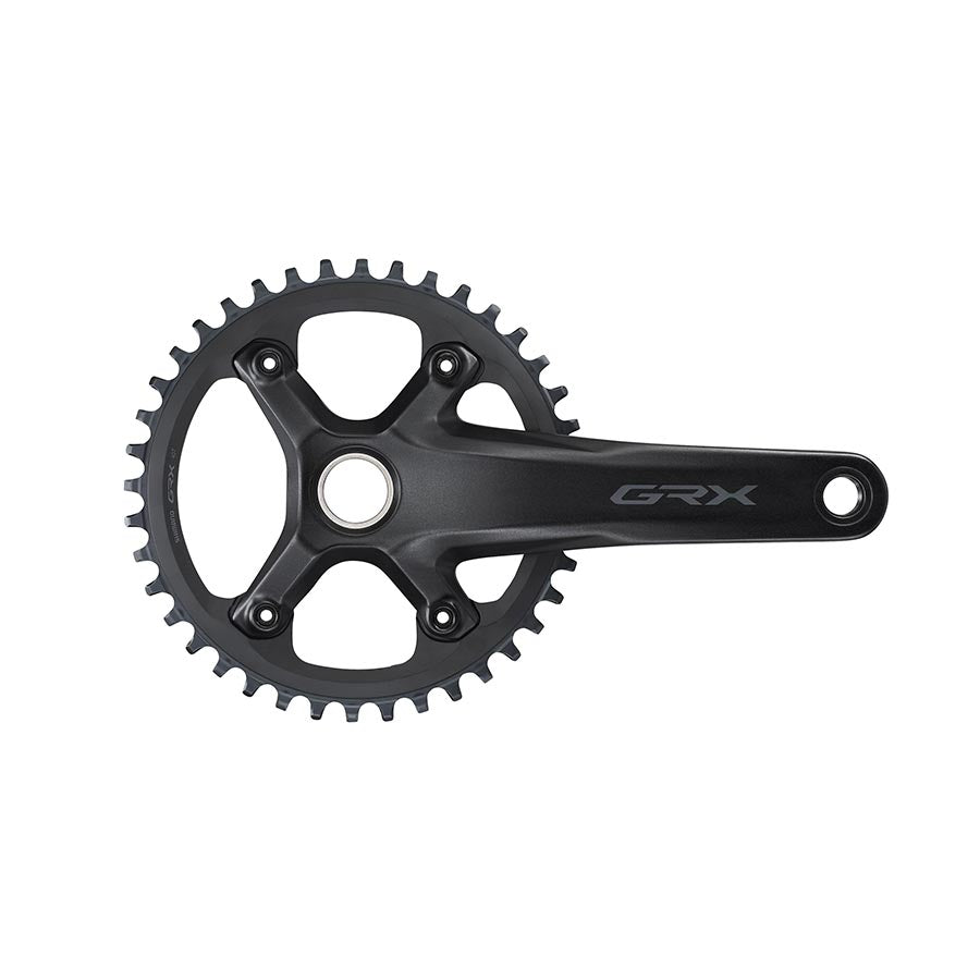 Shimano, GRX FC-RX600-1, Crankset, Speed: 11, Spindle: 24mm, BCD: 110, 40, Hollowtech II, 170mm, Black, Road Disc