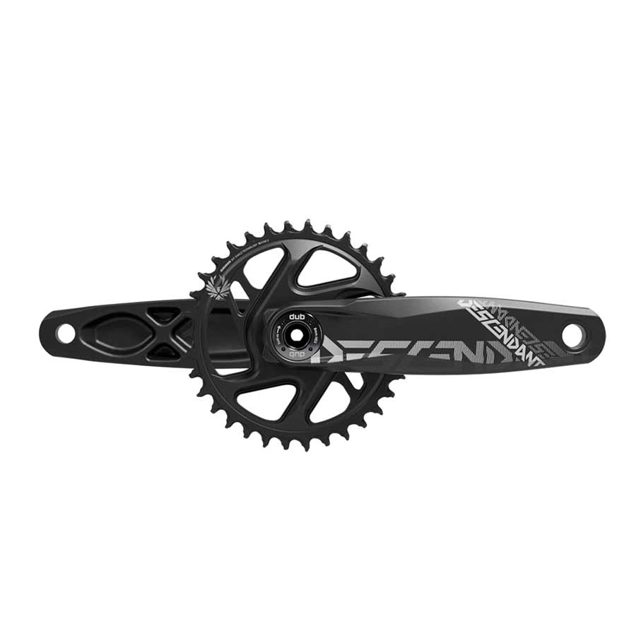 Truvativ, Descendant DH DUB83, Crankset, Speed: 10/11, Spindle: 28.99mm, BCD: Direct Mount, 34, DUB, 165mm, Black, DH