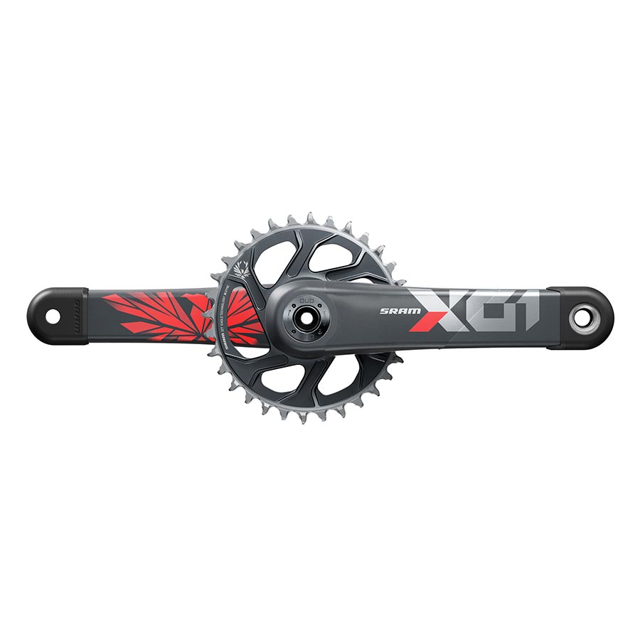 SRAM, X01 Eagle DUB C3, Crankset, Speed: 11/12, Spindle: 28.99mm, BCD: Direct Mount, 32, DUB, 175mm, Red, Boost