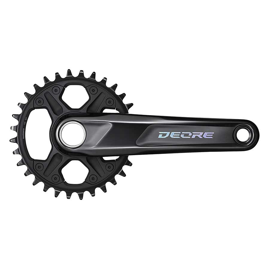 Shimano, FC-M6100-1, Crankset, Speed: 12, BCD: Direct Mount, 32, Hollowtech II, 170mm, Black, MTB, Set