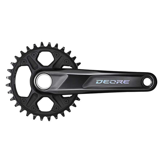 Shimano, FC-M6100-1, Crankset, Speed: 12, BCD: Direct Mount, 32, Hollowtech II, 170mm, Black, MTB, Set