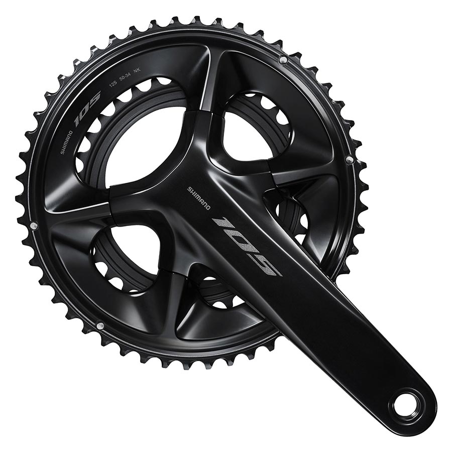 Shimano, FC-R7100, Crankset, Speed: 12, Spindle: 24mm, BCD: 110, 34/50, Hollowtech II, 160mm, Black, Road Disc, IFCR7100MX04