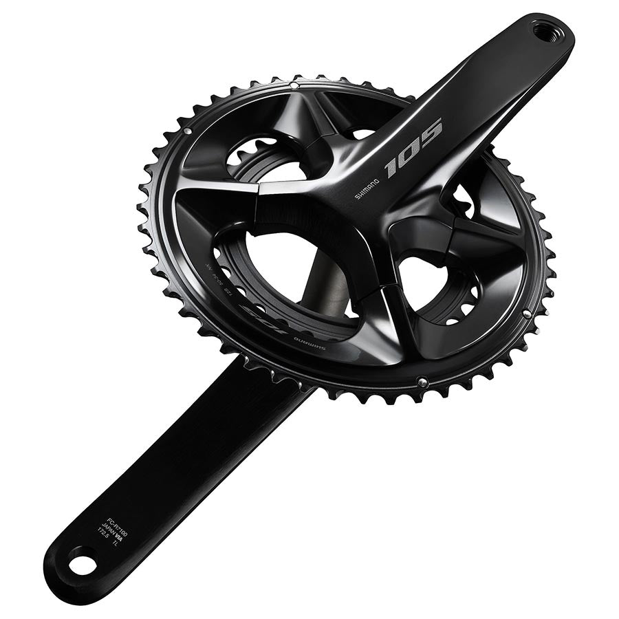 Shimano, FC-R7100, Crankset, Speed: 12, Spindle: 24mm, BCD: 110, 34/50, Hollowtech II, 160mm, Black, Road Disc, IFCR7100MX04