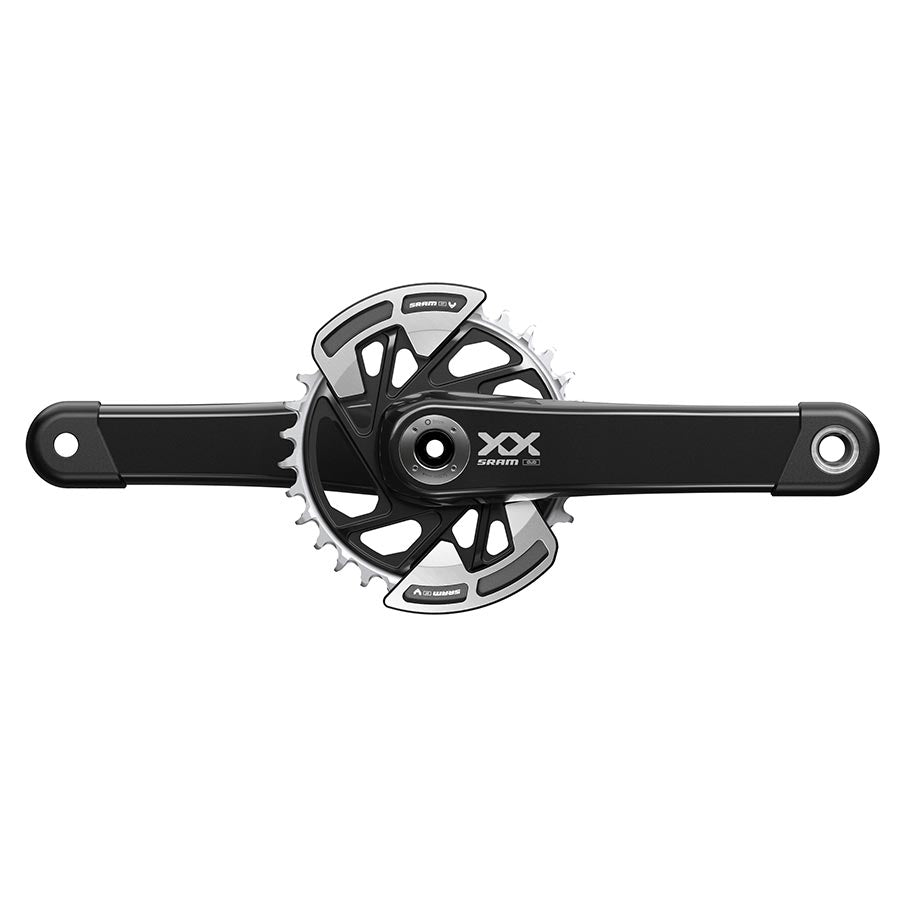 SRAM, XX Eagle T-Type, Crankset, Speed: 12, Spindle: 28.99mm, BCD: Direct Mount, 32, DUB, 175mm, Black, Boost