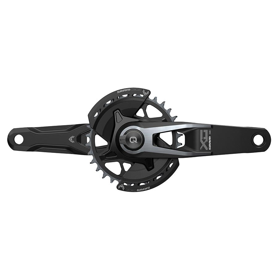 SRAM, X0 T-Type Spindle Power Meter, Power Meter Crankset, Speed: 12, Spindle: 28.99mm, BCD: Direct Mount, 32, DUB, 175mm, Black, Boost