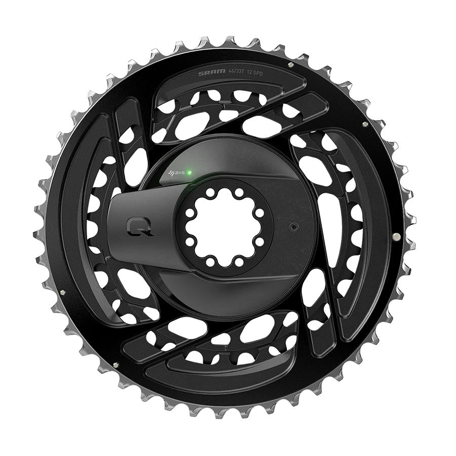 SRAM, Force D2 2x Power Meter Kit, Power Meter Crankset, Speed: 12, Spindle: 28.99mm, BCD: Direct Mount, 46/33