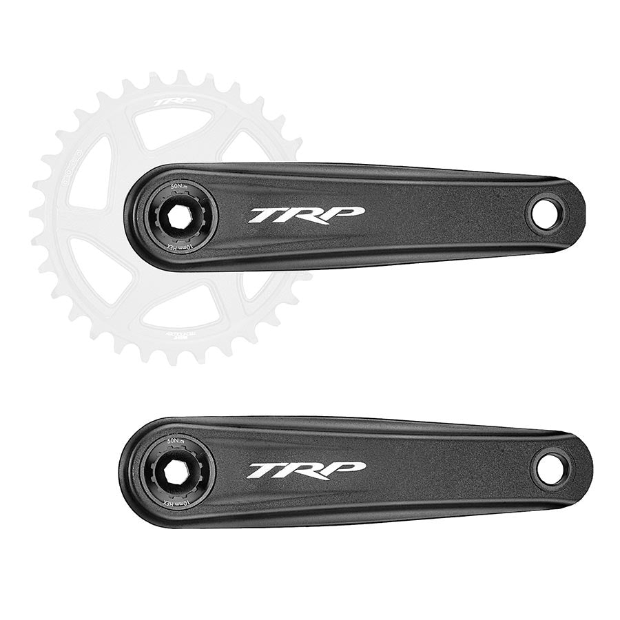 TRP, EVO Aluminum, Crankset, Speed: 12, Spindle: 30mm, BCD: Direct Mount, 30mm, 170mm, Black, MTB/Boost