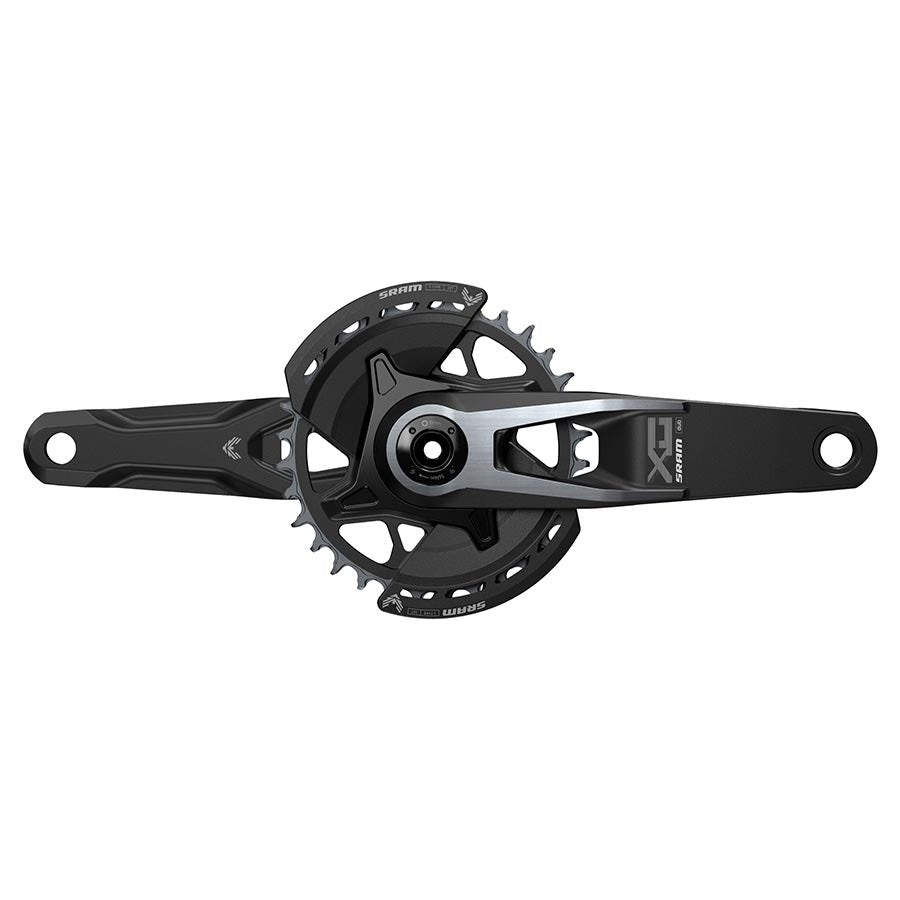 SRAM, X0 Eagle T-Type V2, Crankset, Speed: 12, Spindle: 28.99mm, BCD: Direct Mount, 32, DUB, 175mm, Black, Boost