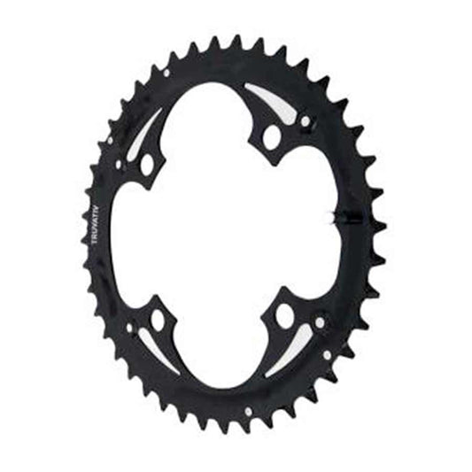 Truvativ, 44T, 9 sp, BCD 104mm, 4-Bolt, Outer Chainring, For 22/33/44, Steel, Black, 11.6215.015.000