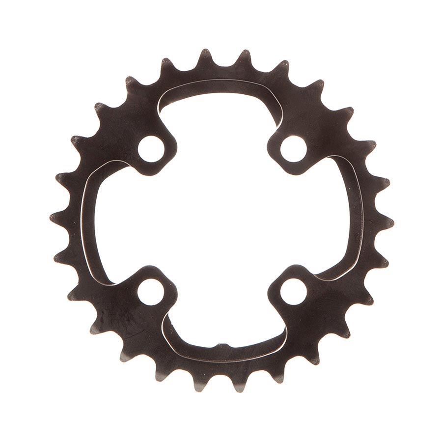 Shimano, Y1ML26000, 26T, 10sp, BCD: 64mm, 4 Bolt, XT FC-M785, Inner Chainring, For Pour 38D, Aluminum, Silver