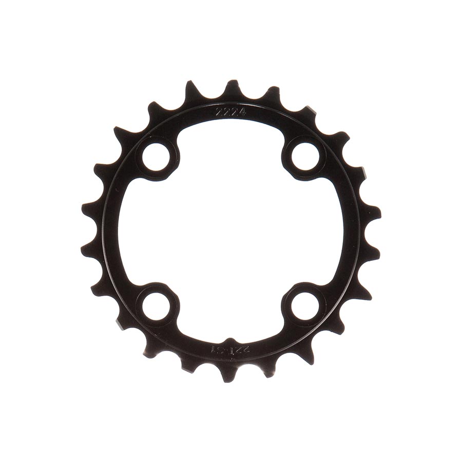 SRAM, 22T, 10 sp, BCD 64mm, 4-Bolt, Inner Chainring, For MTB triple, Aluminum, Black, 11.6215.188.370