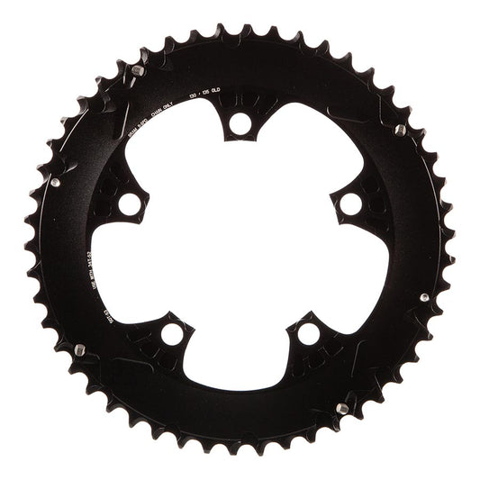 SRAM, 50D, 11sp, BCD: 110mm, 5 Bolts, Red22 X-Glide, Outer Chainring, For 34/50, Aluminum, Grey, 11.6218.010.000