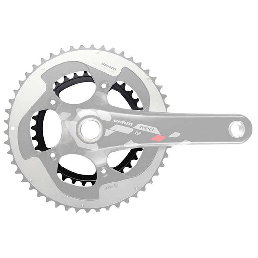 SRAM, 34D, 11sp, BCD: 110mm, 5 Bolts, Red X-Glide, Inner Chainring, For 34/50, Aluminum, Black, 11.6218.010.008