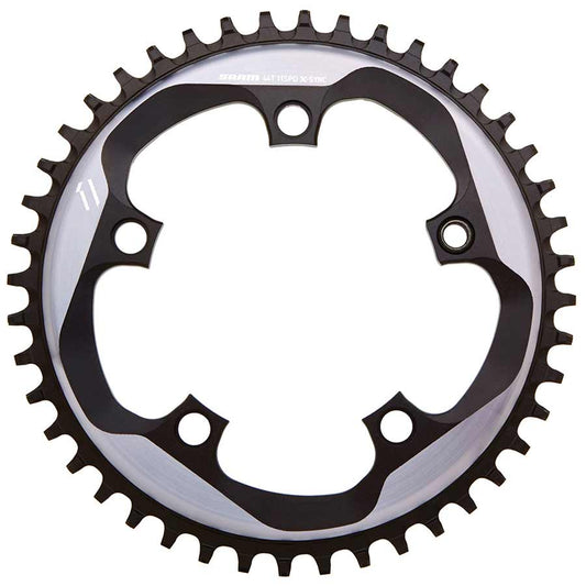 SRAM, 44T, 11sp, BCD: 110mm, 5 Bolts, X-Sync, Outer Chainring, For X-Sync, Aluminum, Grey, 11.6218.015.003