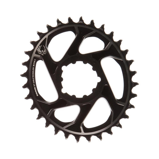 SRAM, X-Sync 2 Oval, 32T Chainring, 11/12sp, BCD: Direct Mount, Aluminum, Black, 6mm offset