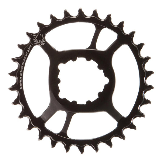 SRAM, X-SYNC 2 Steel 6mm, Chainring, Teeth: 30, Speed: 11/12, BCD: Direct Mount, Single, Steel, Black