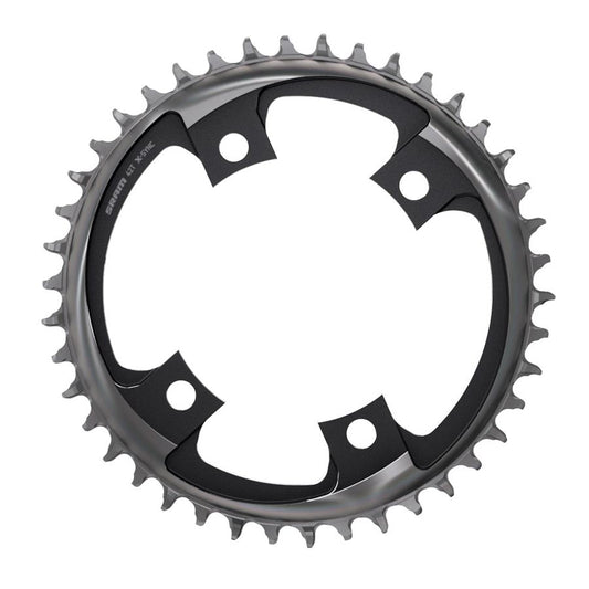 SRAM, X-SYNC 2 107mm, Chainring, Teeth: 40, Speed: 12, BCD: 107, Bolts: 4, Single, Aluminum, Grey