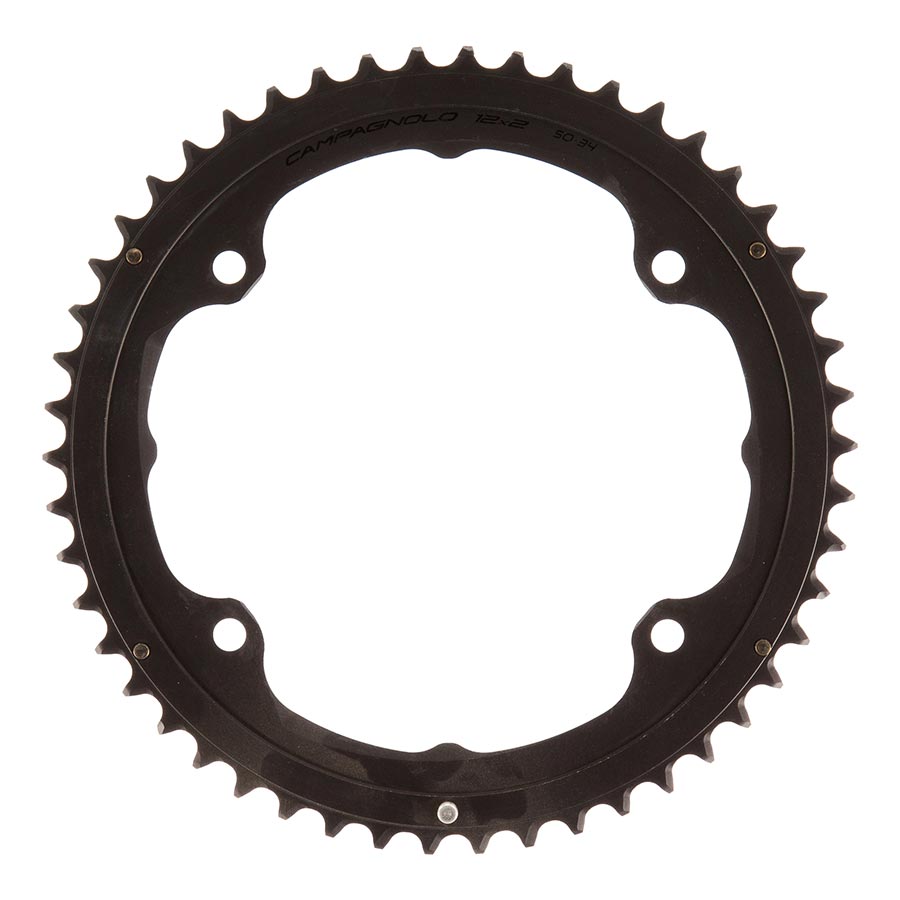 Campagnolo, Record/Super Record 12, Chainring, Teeth: 36, Speed: 12, BCD: 112, Bolts: 4, Inner, Aluminum, Black, FC-SR336