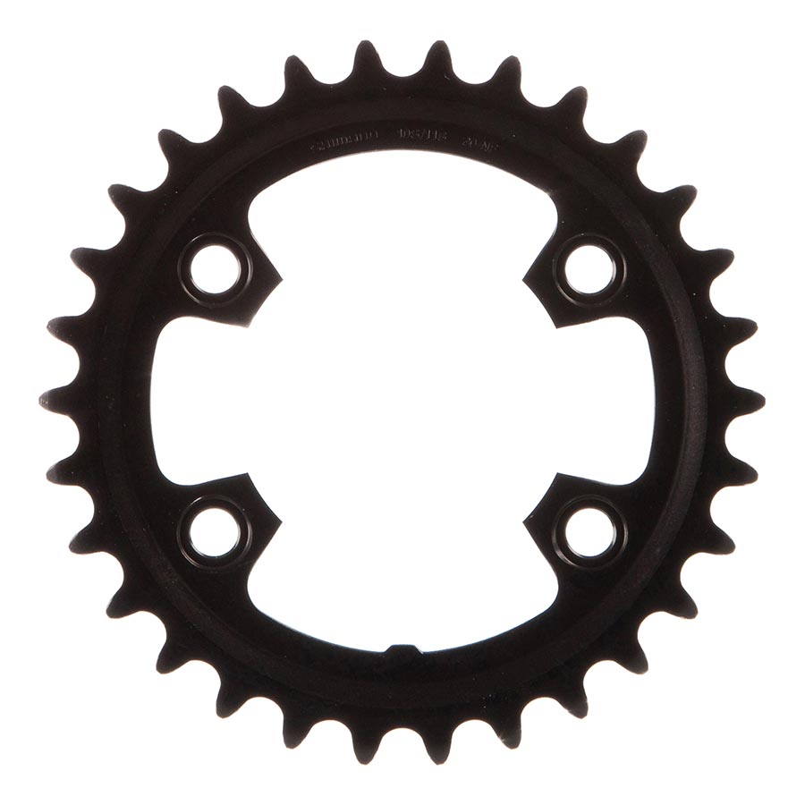 Shimano, GRX FC-RX600 2x10 / 2x11, Chainring, Teeth: 30, Speed: 10/11, BCD: 80, Bolts: 4, Inner, Aluminum, Black