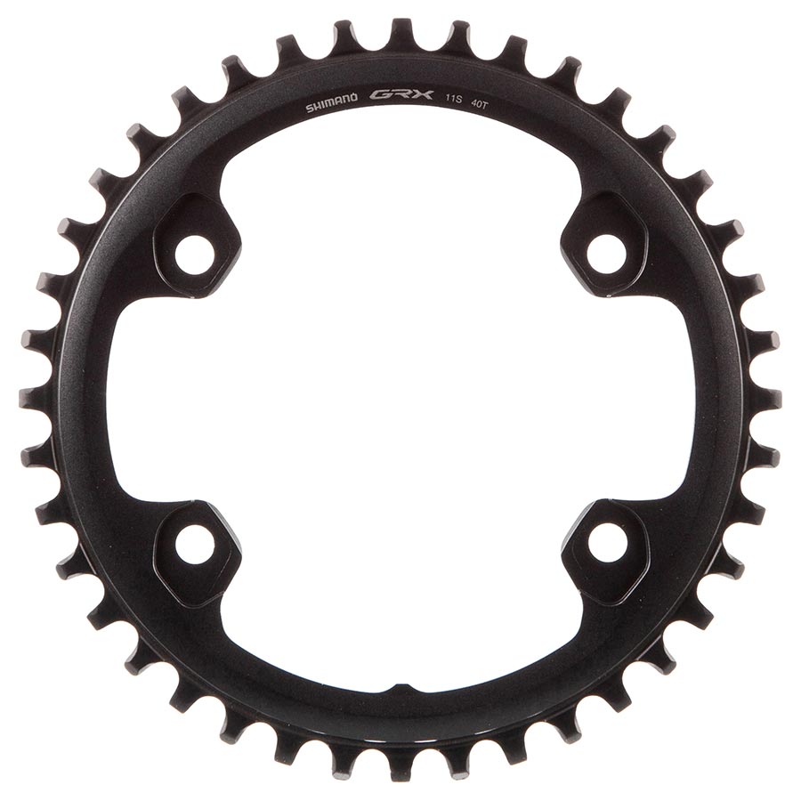 Shimano, GRX FC-RX810 1x11, Chainring, Teeth: 40, Speed: 11, BCD: 110, Bolts: 4, Single, Aluminum, Black