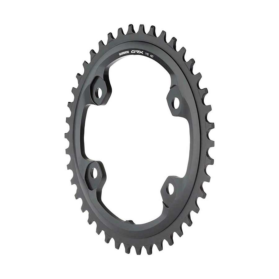 Shimano, GRX FC-RX810 1x11, Chainring, Teeth: 40, Speed: 11, BCD: 110, Bolts: 4, Single, Aluminum, Black