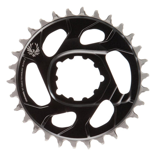 SRAM, Eagle, Chainring, Teeth: 30, Speed: 11/12, BCD: Direct Mount, Aluminum, Grey, -4mm