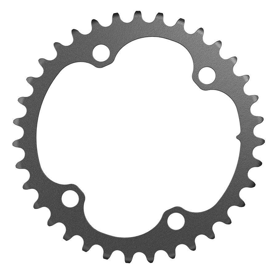 SRAM, Rival D1 2x 107mm, Chainring, Teeth: 48, Speed: 12, BCD: 107mm, Bolts: 4, Aluminum, Black