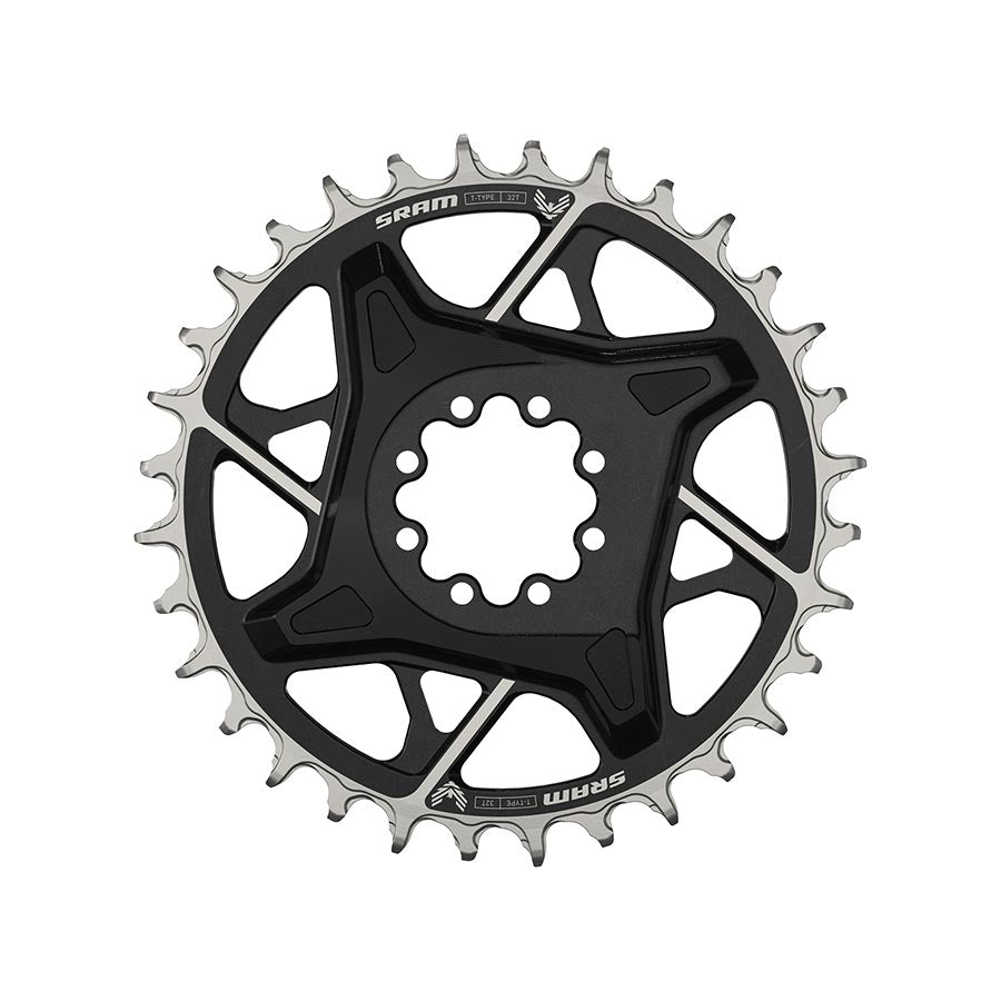 SRAM, Eagle T-Type DM X0 3mm Offset, Chainring, Teeth: 30, Speed: 12, BCD: Direct Mount, Aluminum, Black