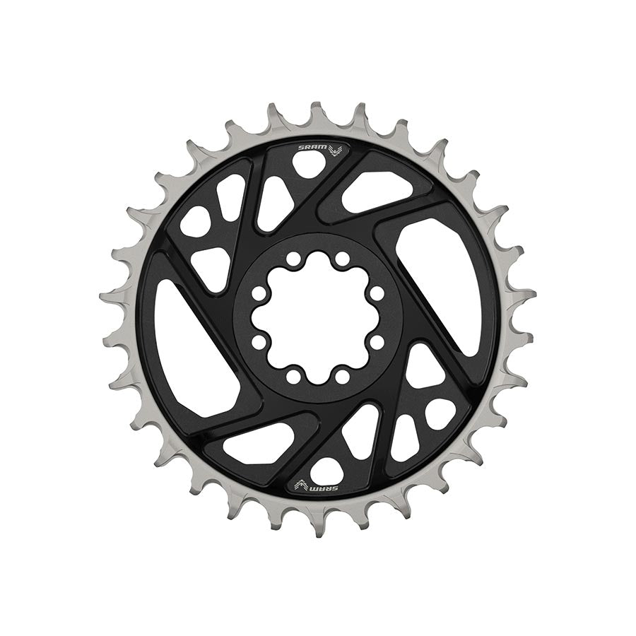 SRAM, Eagle T-Type DM X0 3mm Offset, Chainring, Teeth: 30, Speed: 12, BCD: Direct Mount, Aluminum, Black