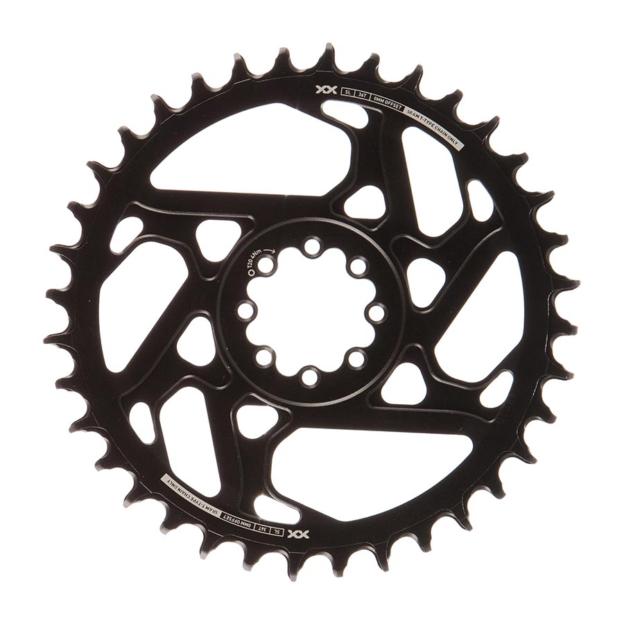 SRAM, Eagle T-Type DM XX SL 0mm Offset, Chainring, Teeth: 32, Speed: 12, BCD: Direct Mount, Aluminum, Black