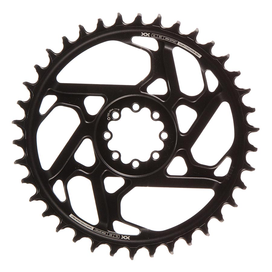 SRAM, Eagle T-Type DM XX SL 0mm Offset, Chainring, Teeth: 32, Speed: 12, BCD: Direct Mount, Aluminum, Black