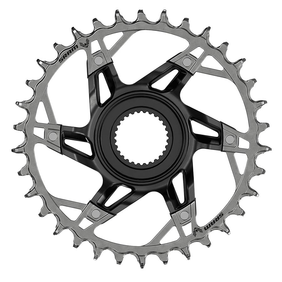 SRAM, Bosch DU38 XX T-Type, Chainring, Teeth: 36, Speed: 12, BCD: Direct Mount Bosch DU38, Steel, Black