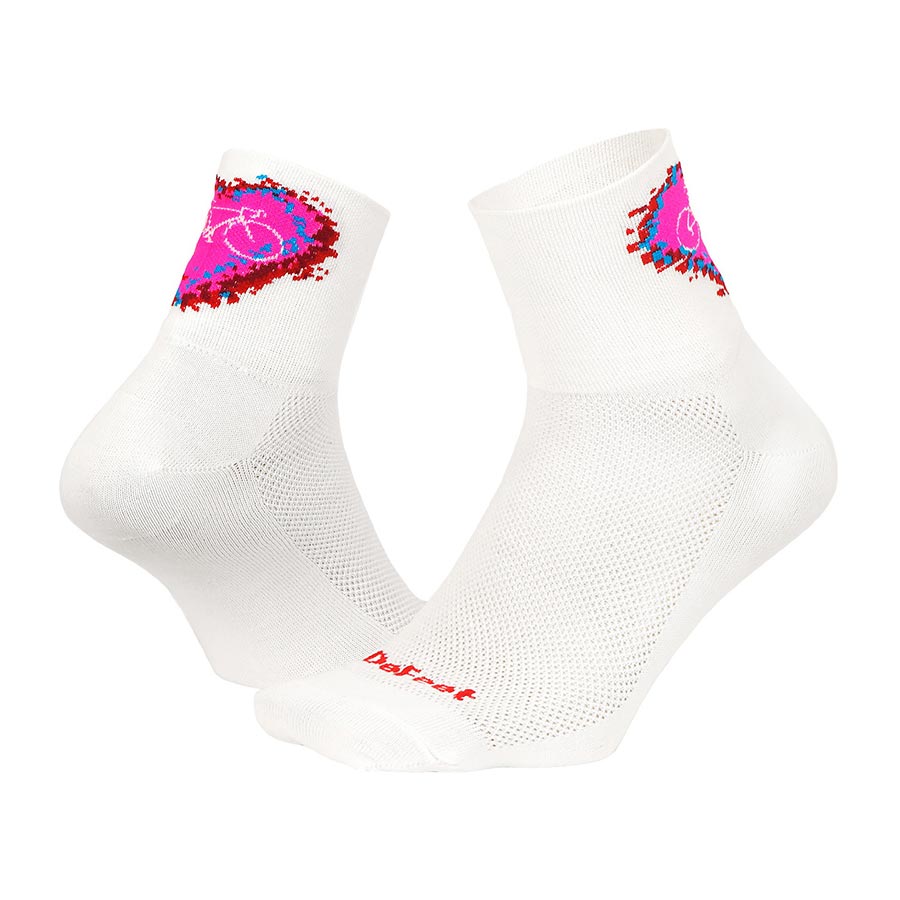 DeFeet, Aireator 2-3'' Cuff, Socks, Pedal Power, L, Pair