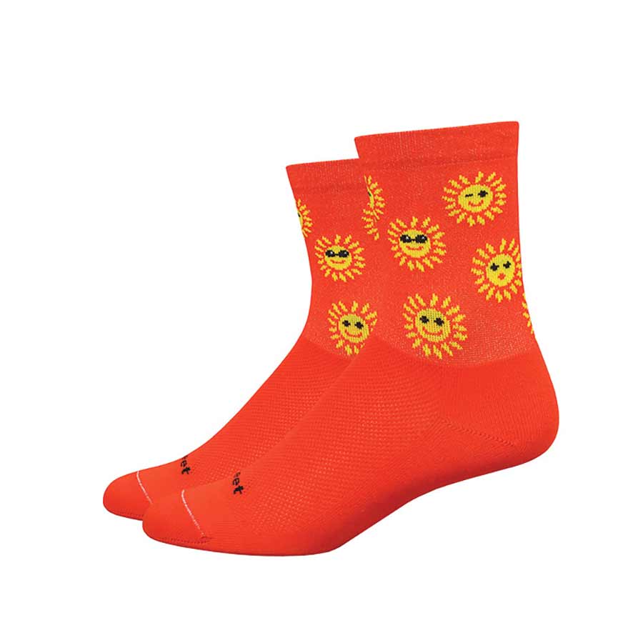 DeFeet, Aireator 4'', Socks, Neptune/Black/Red, L